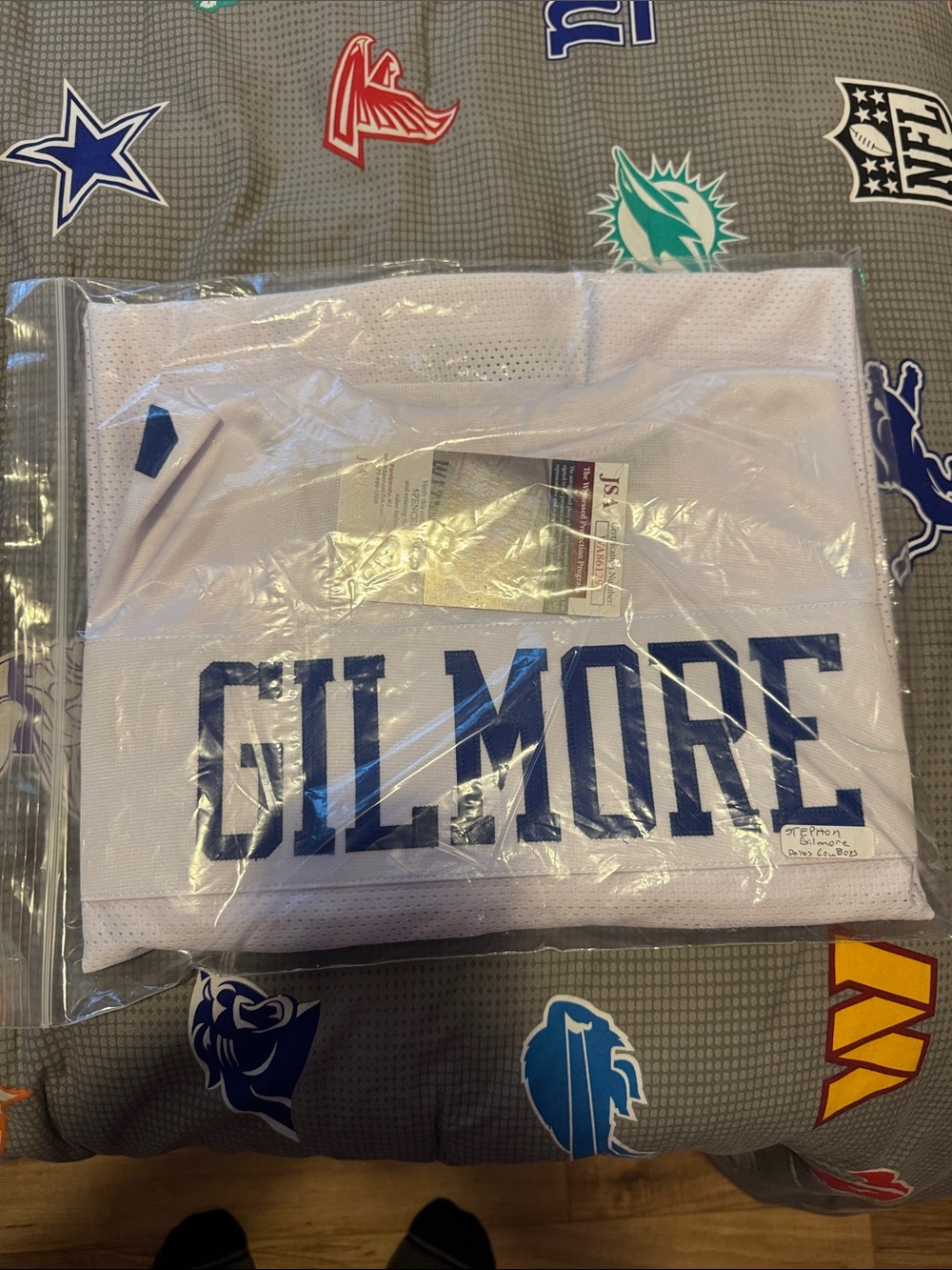 NFL Dallas Cowboys Stephon Gilmore Jersey AUTOGRAPHED AND AUTHENTICATED!